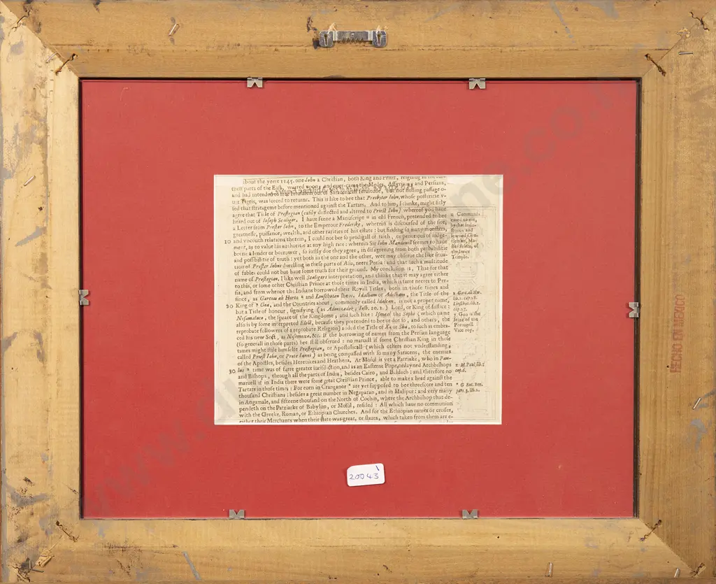 Hondius - Abissinorum Regnu Image 1++