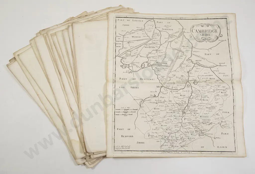 Morden Robert - Set Of 35 Late C17th English County Maps Image 1++