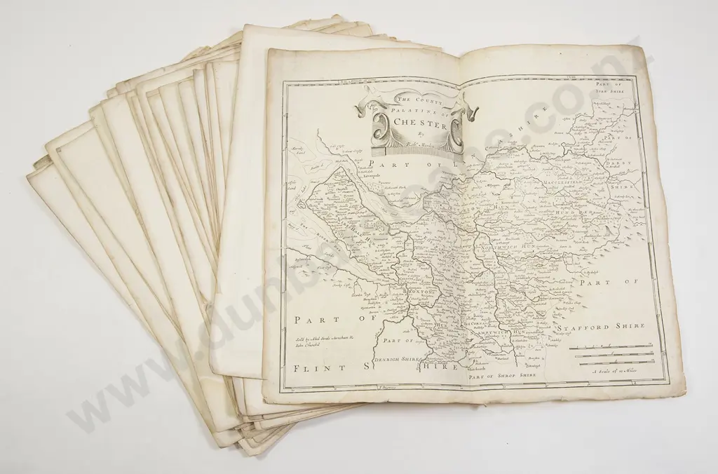 Morden Robert - Set Of 35 Late C17th English County Maps Image 1++