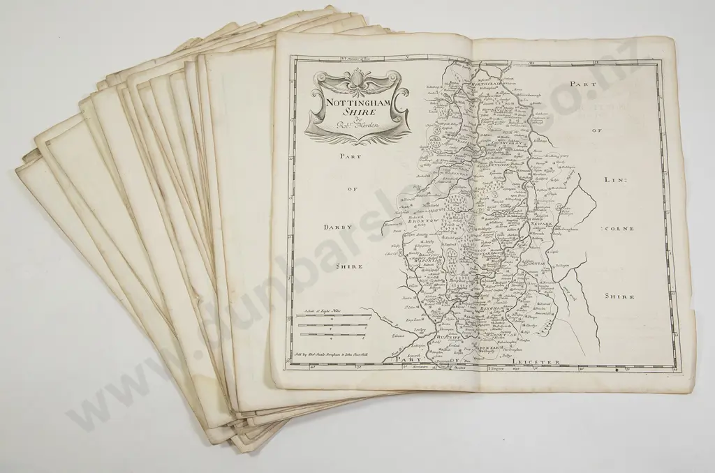 Morden Robert - Set Of 35 Late C17th English County Maps Image 1++