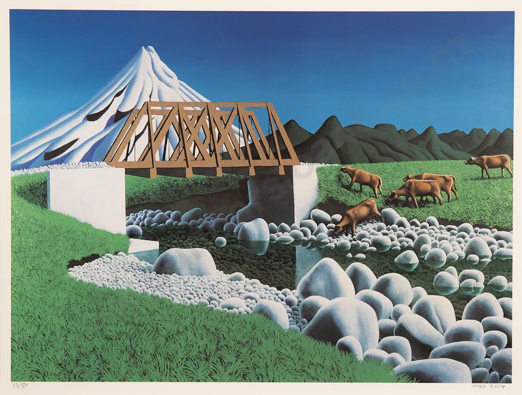Michael Smither (b 1939) - Alfred Road Bridge Image 1++