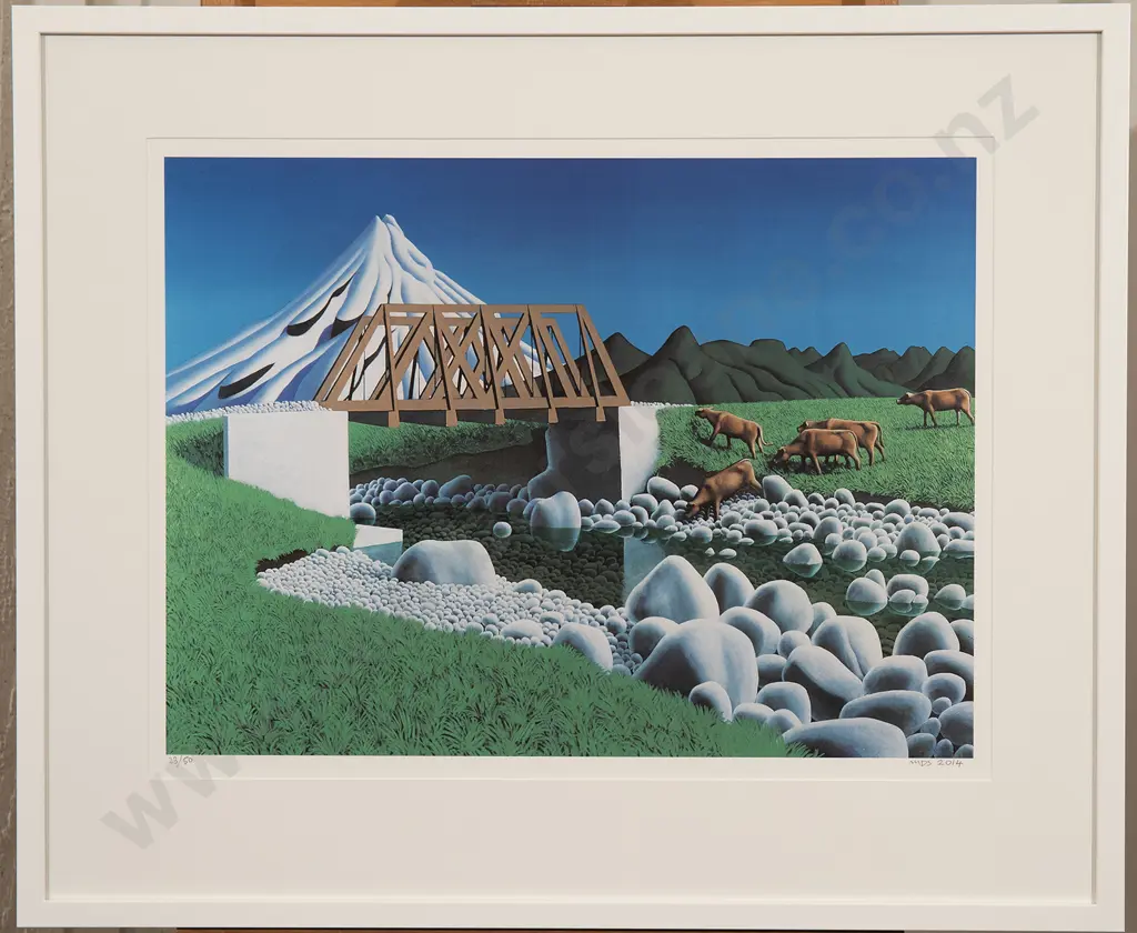 Michael Smither (b 1939) - Alfred Road Bridge Image 1++
