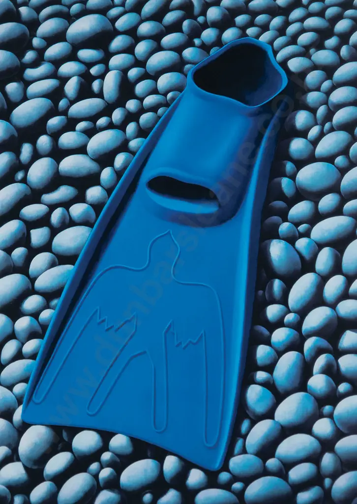 Michael Smither (b 1939) - Blue Flipper Image 1++