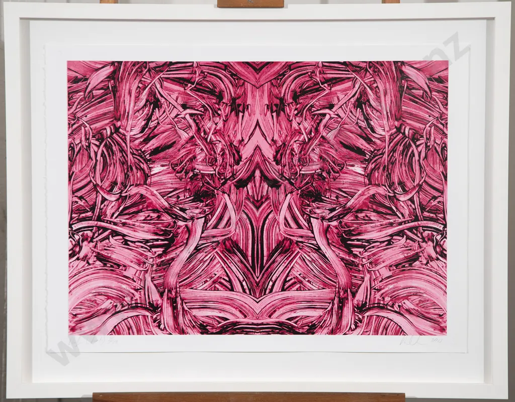 Judy Millar (b 1957) - Flip (Pink) Image 1++
