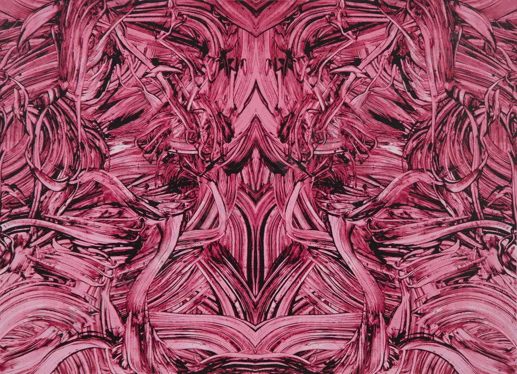 Judy Millar (b 1957) - Flip (Pink) Image 1++