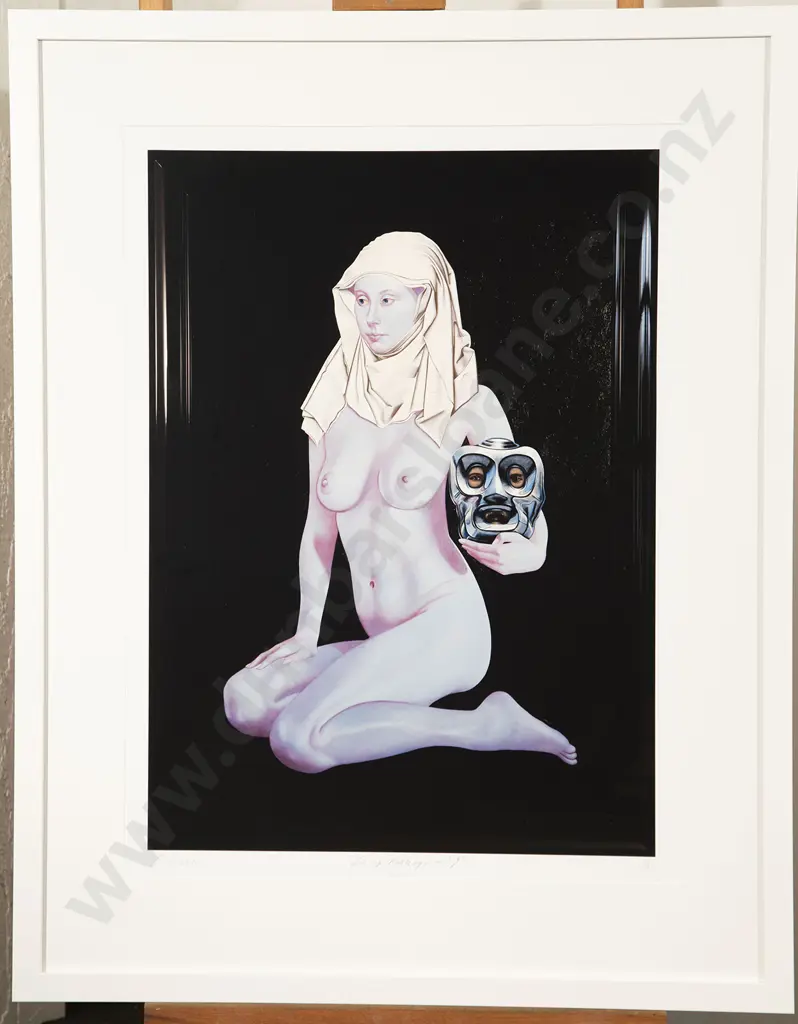 Liz Maw (b 1966) - Lady Kathryn and I Image 1++