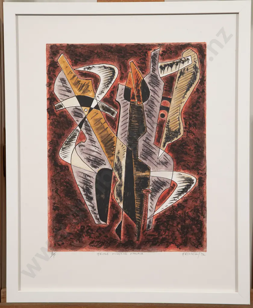 Dick Frizzell (b 1943) - Triple Moderne Manaia Image 1++