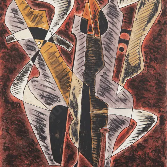 Dick Frizzell (b 1943) - Triple Moderne Manaia
