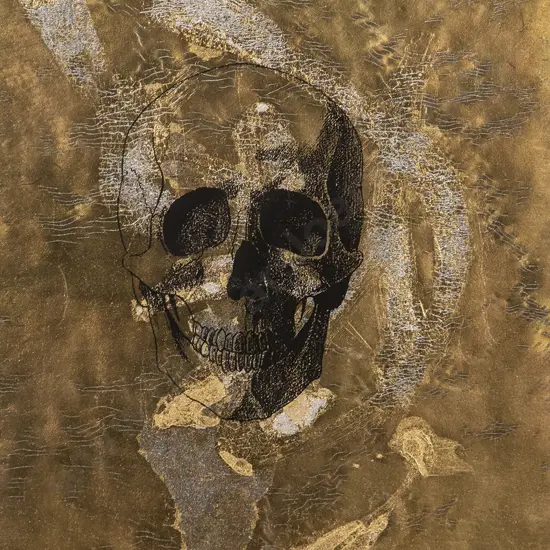 Max Gimblett (b 1935) - Untitled (Skull)