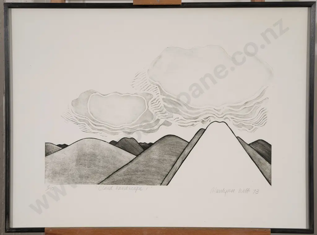 Marilynn Webb (1937) - Cloud Landscape I Image 1++