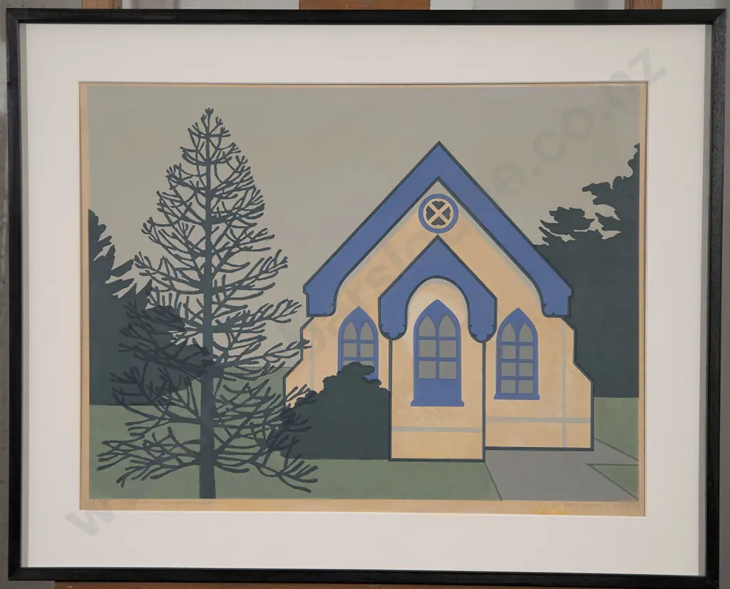 Robin White (b 1946) - Southland Monkey Puzzle Image 1++