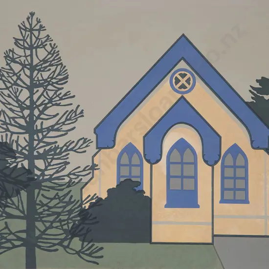 Robin White (b 1946) - Southland Monkey Puzzle