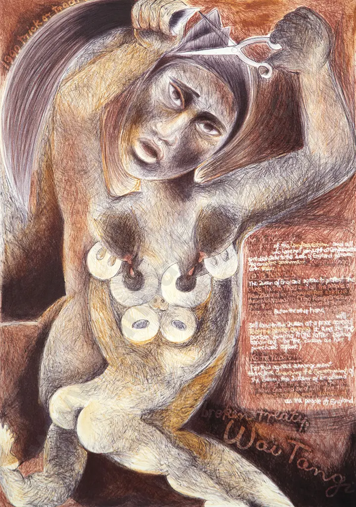 Robyn Kahukiwa (b 1940) - Wai Tangi Image 1++