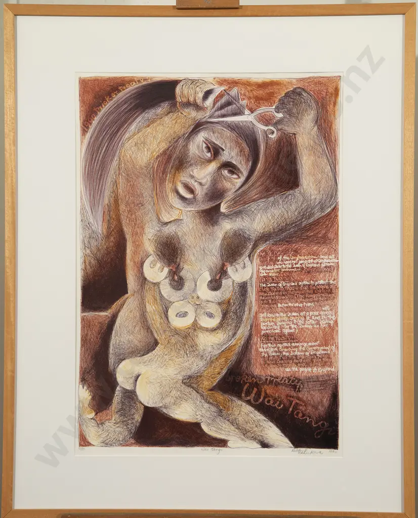 Robyn Kahukiwa (b 1940) - Wai Tangi Image 1++