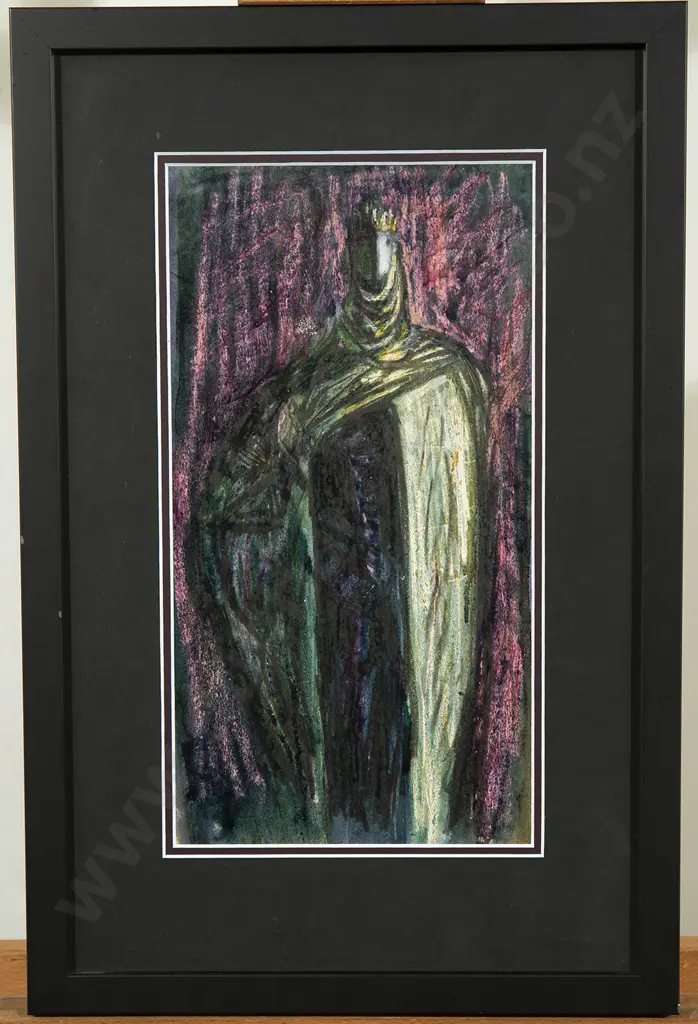 Russell Clark (1905-66) - Drawing for King Figure Sculptures (2) Image 1++