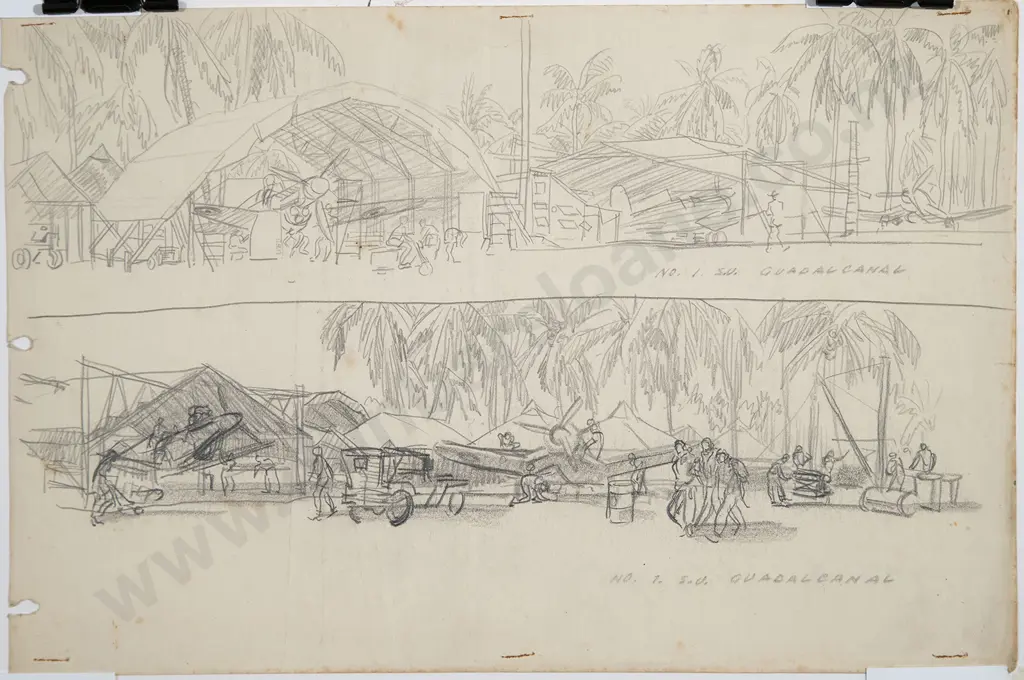 Russell Clark (1905-66) - No 1. S.V. Guadalcanal (Solomon Islands) Image 1++