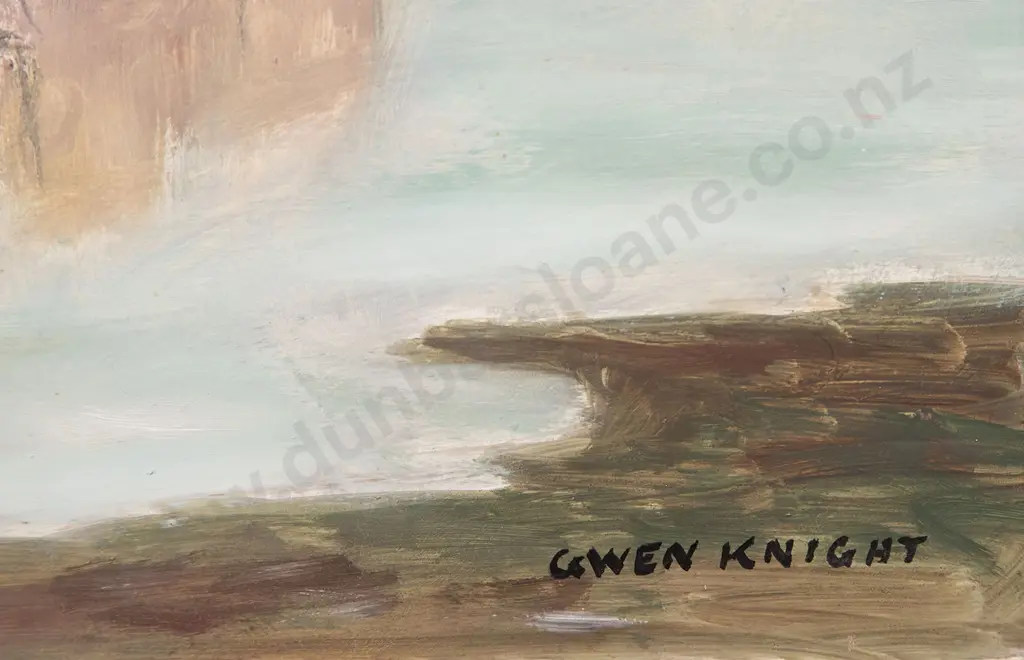 Gwen Knight (1888-1974) - Manakau Harbour Image 1++