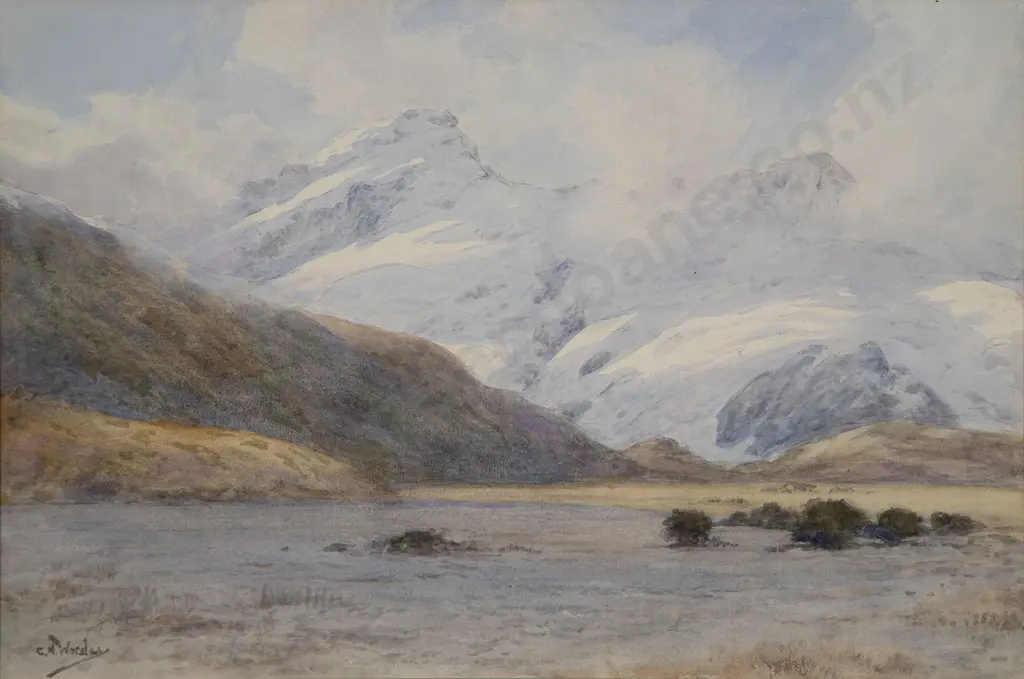 Charles Nathaniel Worsley (1862-1923) - Mt Sefton Image 1++