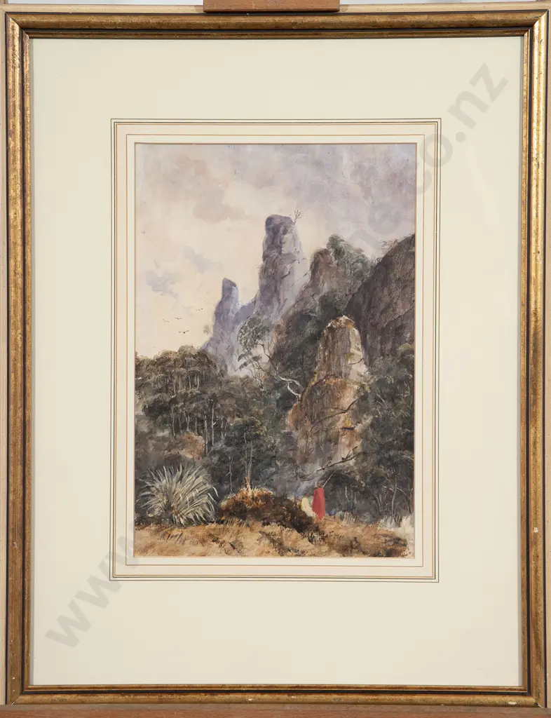 Richard Aldworth Oliver (1811-89) - Wangaru-Ru East Coast Monk Island Image 1++