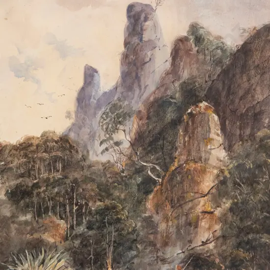 Richard Aldworth Oliver (1811-89) - Wangaru-Ru East Coast Monk Island