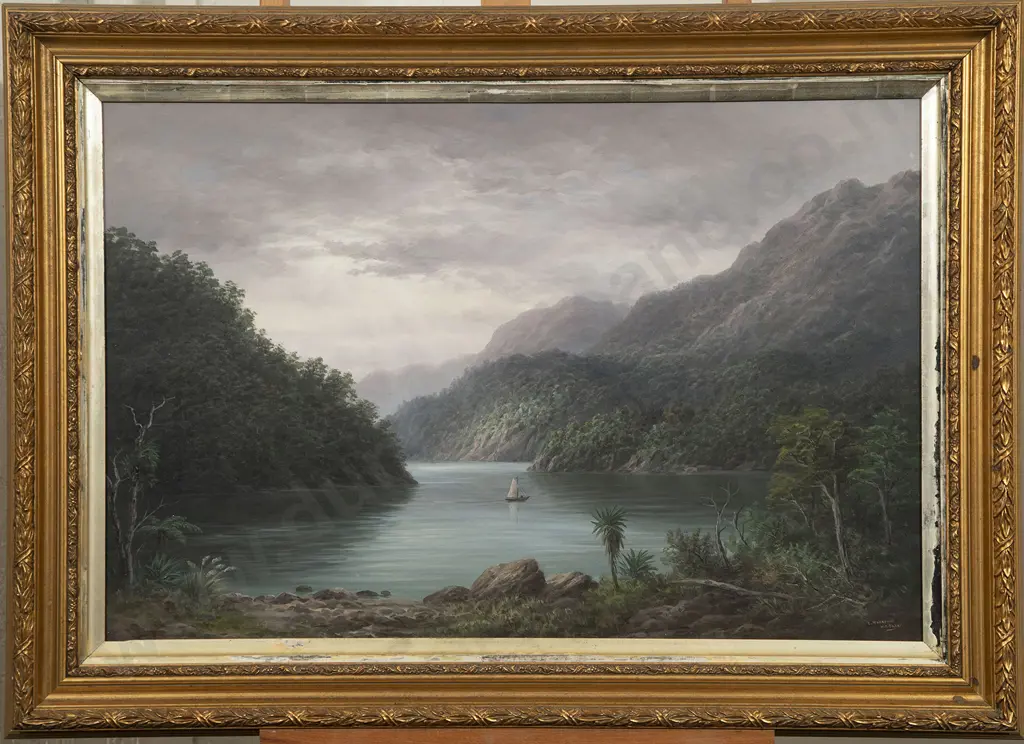 William George Baker (1864-1929) - Lake Manapouri Image 1++