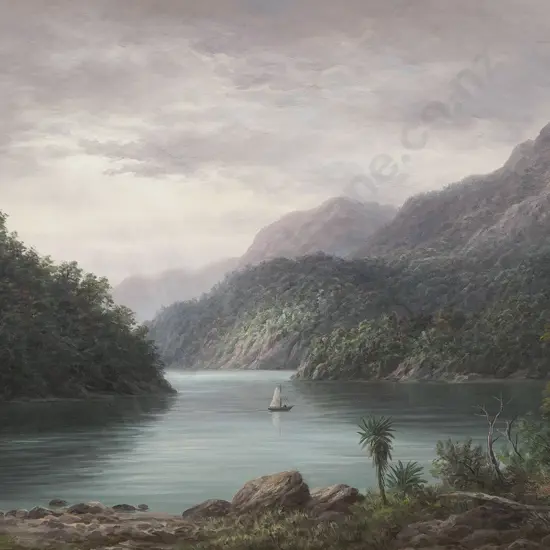 William George Baker (1864-1929) - Lake Manapouri
