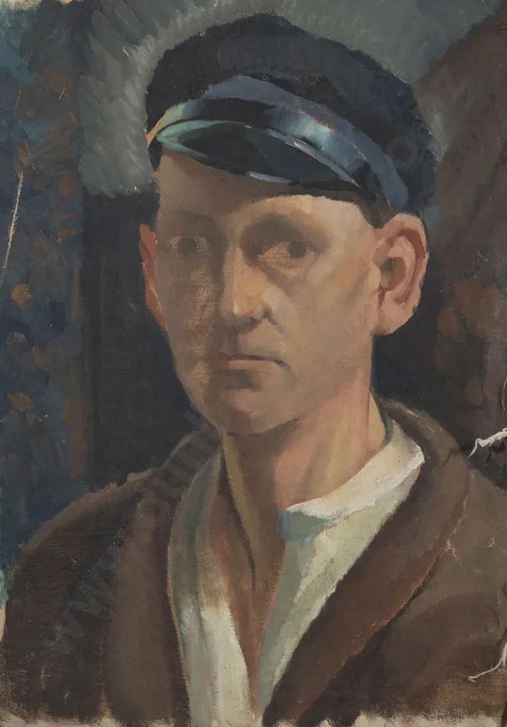 John Weeks (1888-1965) - Self Portrait Image 1++