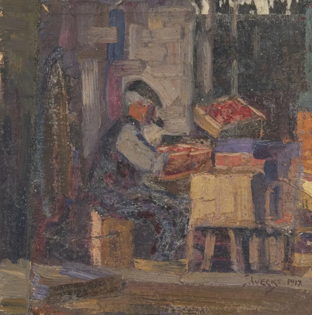 John Weeks (1888-1965) - Strawberry Packing Image 1++