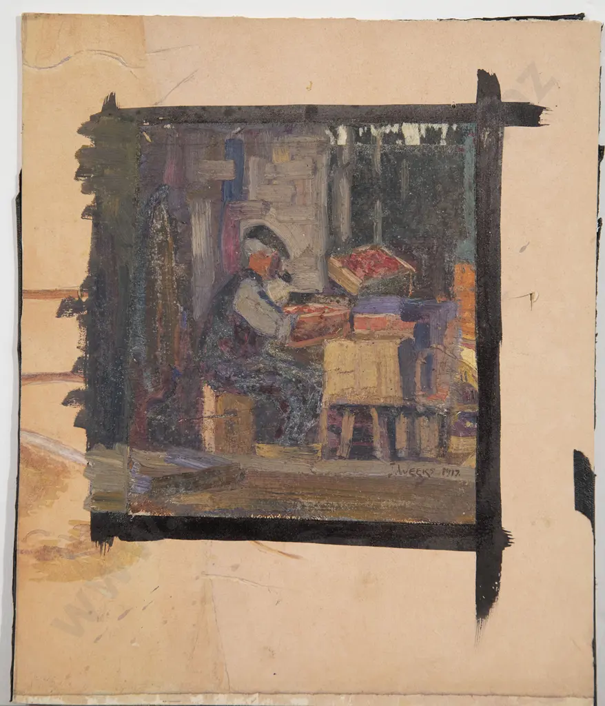 John Weeks (1888-1965) - Strawberry Packing Image 1++