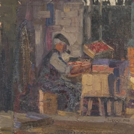 John Weeks (1888-1965) - Strawberry Packing