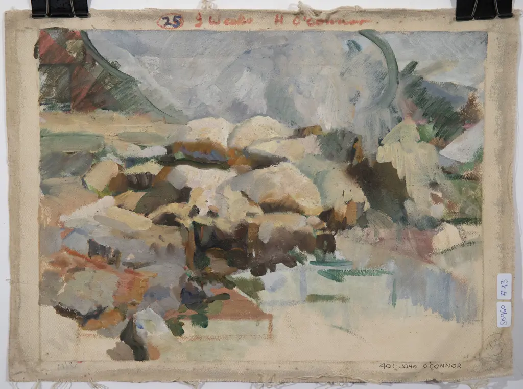 John Weeks (1888-1965) - Untitled (Study of Cowherder) Image 1++