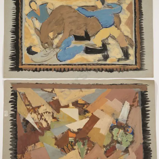 John Weeks - Study for 'The Bull' and other (2)