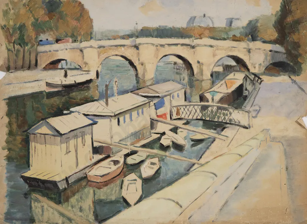 John Weeks (1888-1965) - Pont Neuf Paris Image 1++