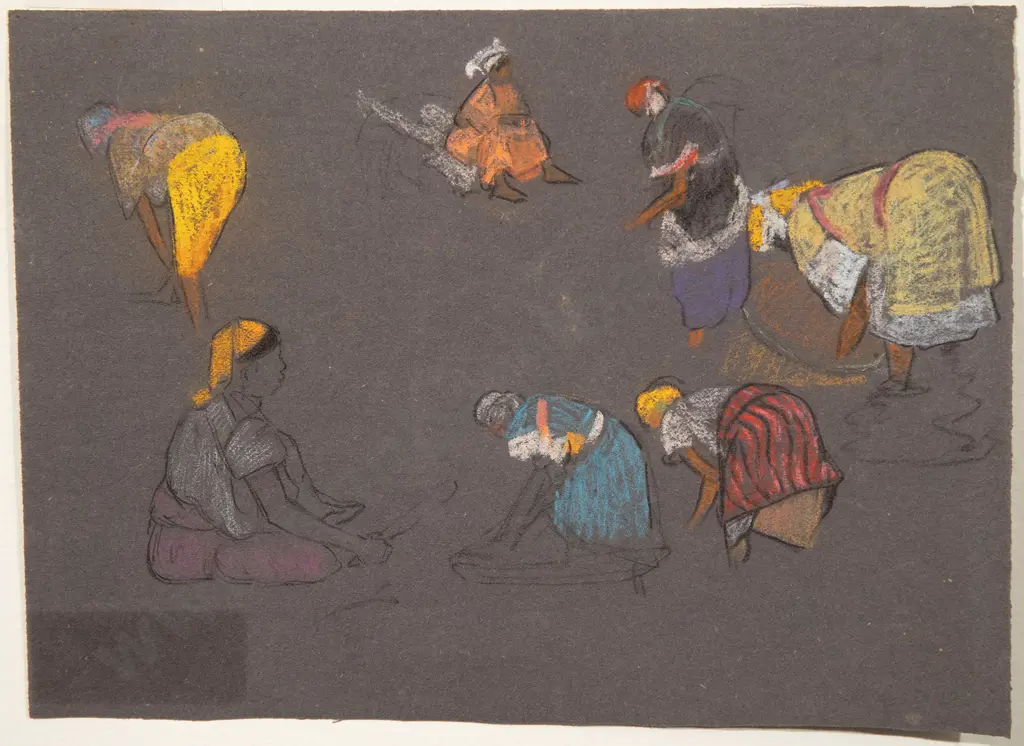 John Weeks (1888-1965) - Three Pastel Studies Image 1++