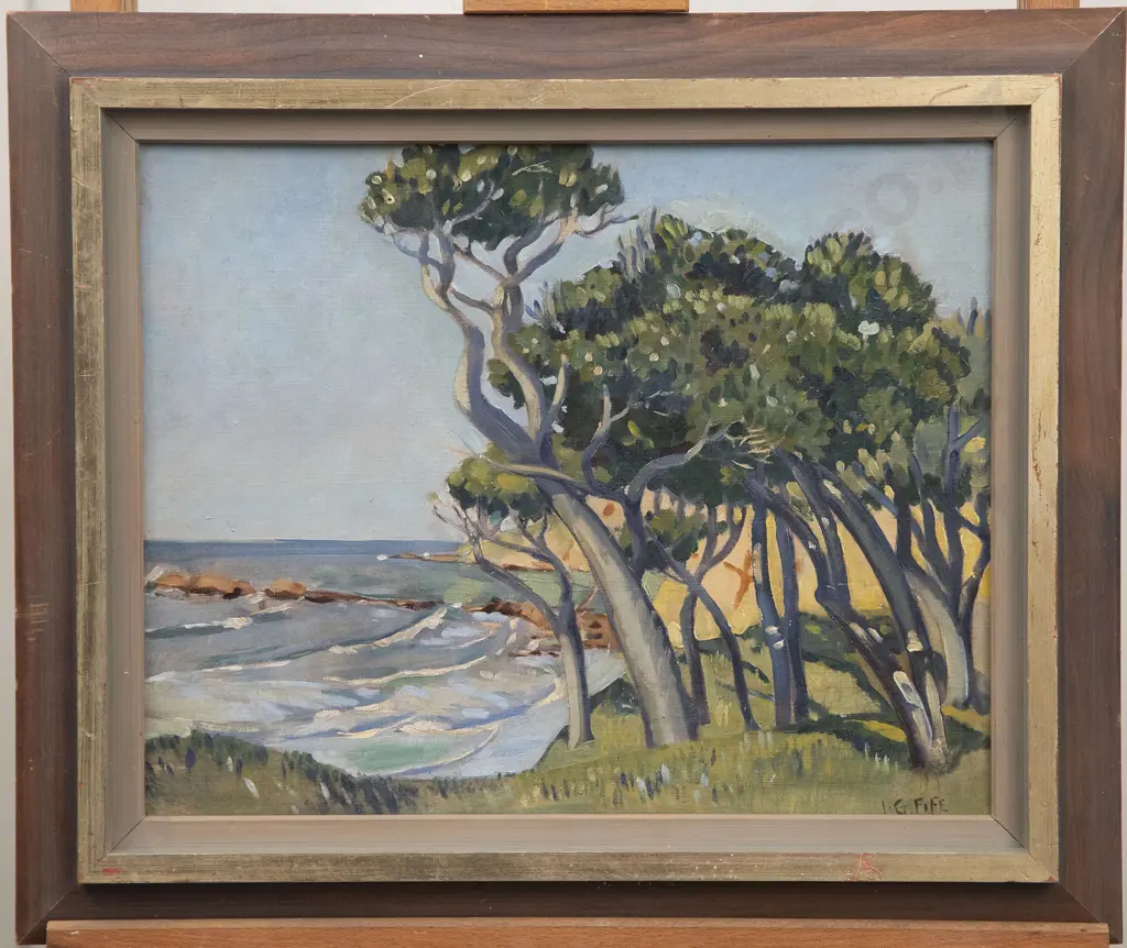 Ivy Fife (1905-76) Untitled (Coastal Landscape) Image 1++