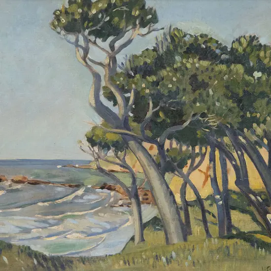 Ivy Fife (1905-76) Untitled (Coastal Landscape)