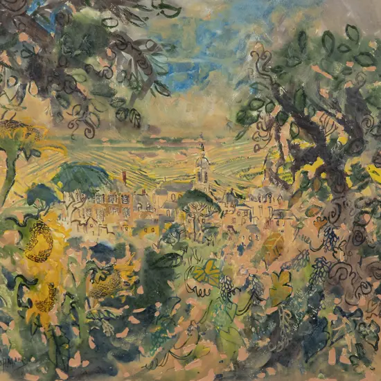 Peter O'Hagan (1942-2013) - Glimpse through the Faux Trees