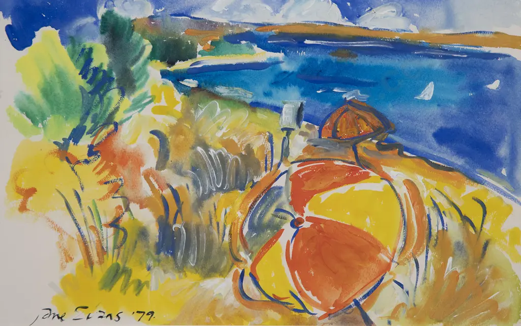 Jane Evans (1946-2012) - Tahunanui Beach Image 1++