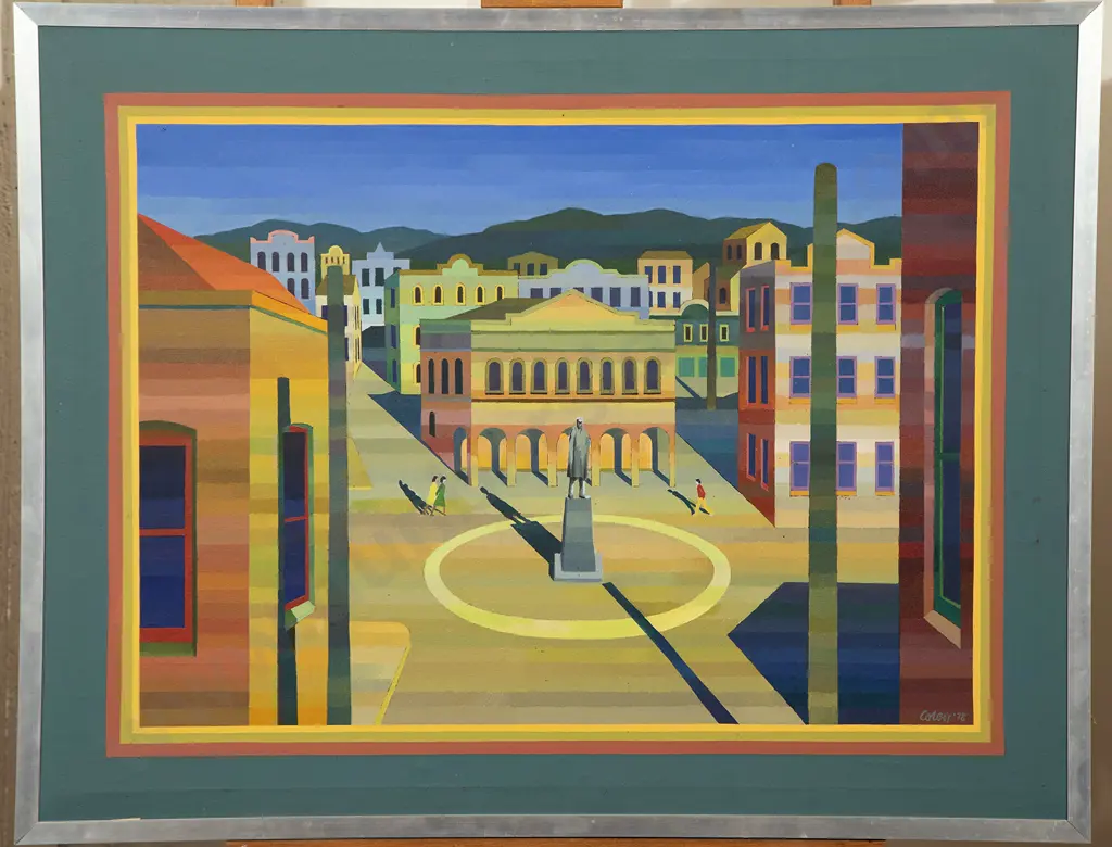 John Coley (b 1935) - Italian Townscape Image 1++