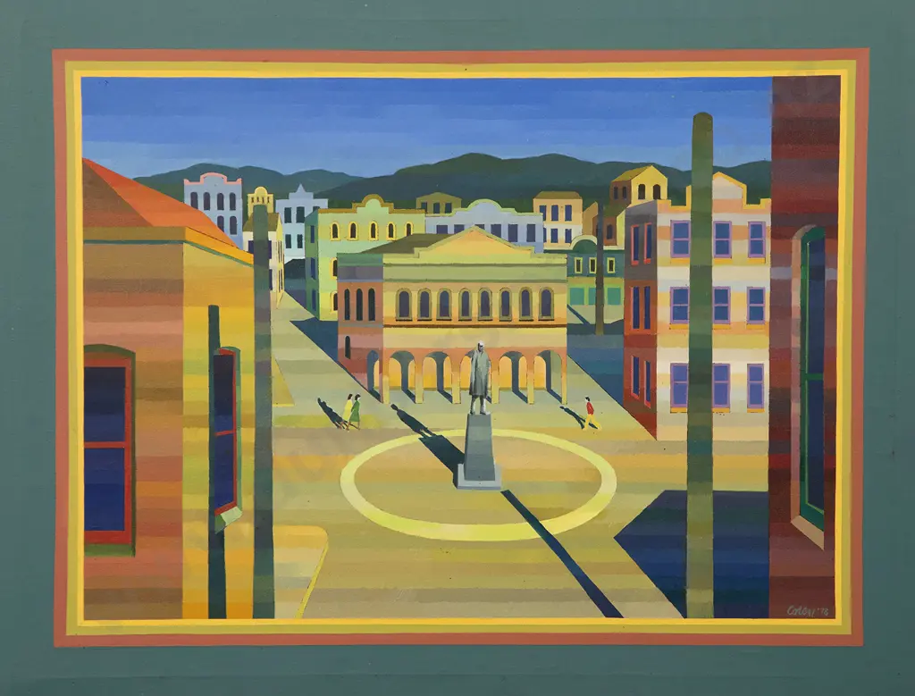 John Coley (b 1935) - Italian Townscape Image 1++