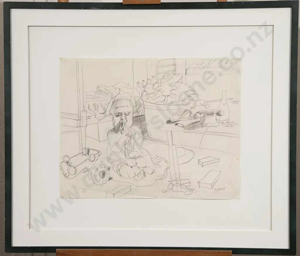 Michael Smither (b 1939) - Thomas with Toys Image 1++