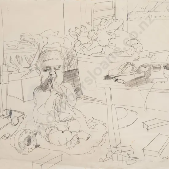 Michael Smither (b 1939) - Thomas with Toys