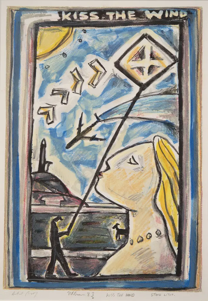 Nigel Brown (b 1949) - Kiss the Wind Image 1++