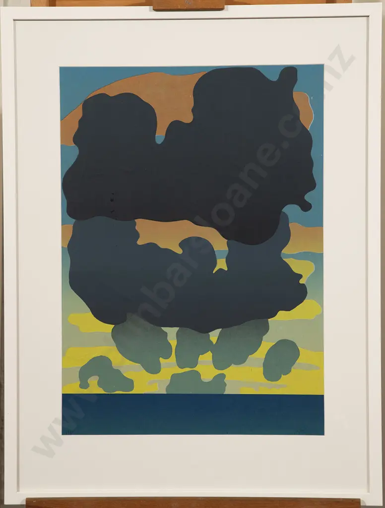 Michael Smither (b 1939)- Untitled (Sea & Clouds) Image 1++