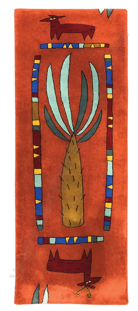 Kate Wells (b 1961) - Short Sheep III (Rust) Image 1++