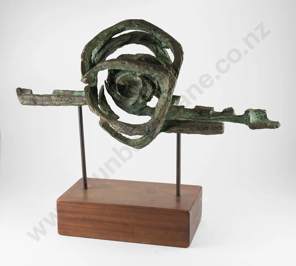 Theo Janssen - Abstract Bronze Sculptural Form Image 1++