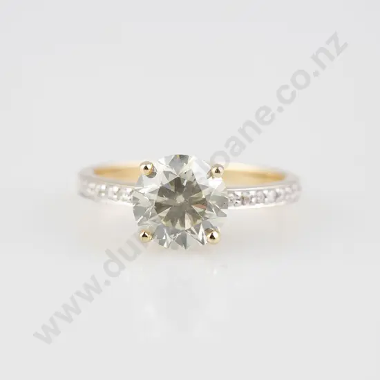 14ct Solitaire Diamond Ring