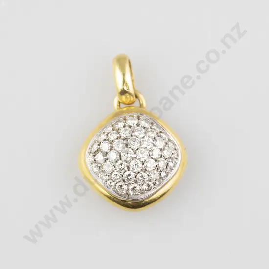 18ct 42stone Diamond Pendant