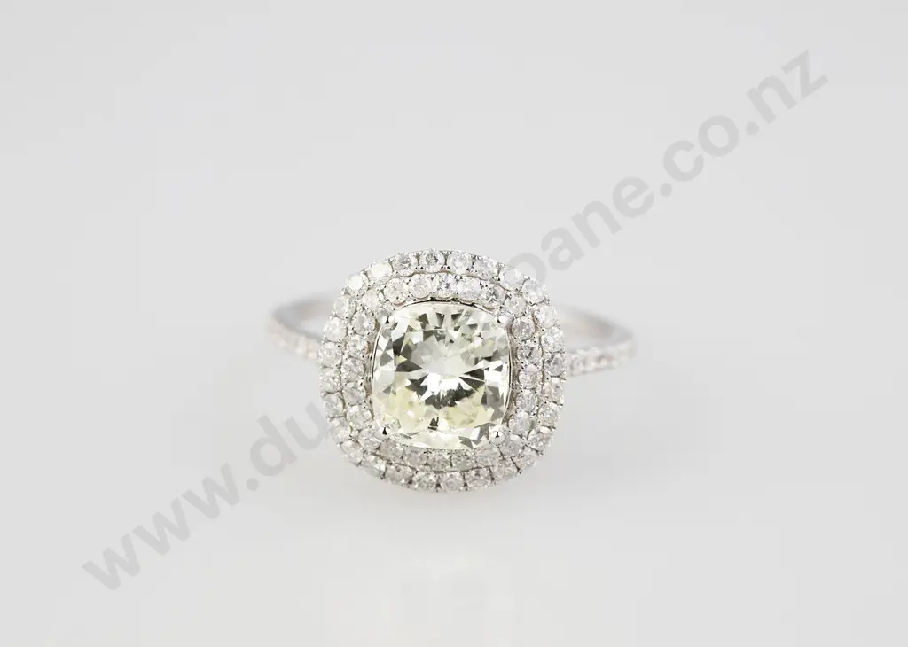 14ct 67stone Fancy Diamond Cluster Ring Image 1++