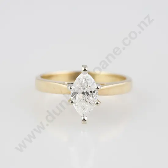 14ct Solitaire Diamond Ring